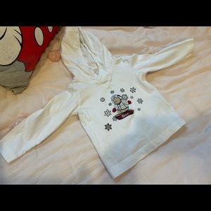 Gucci baby foodie white top. Both boy or girl. 9-12M . Made in Italy.